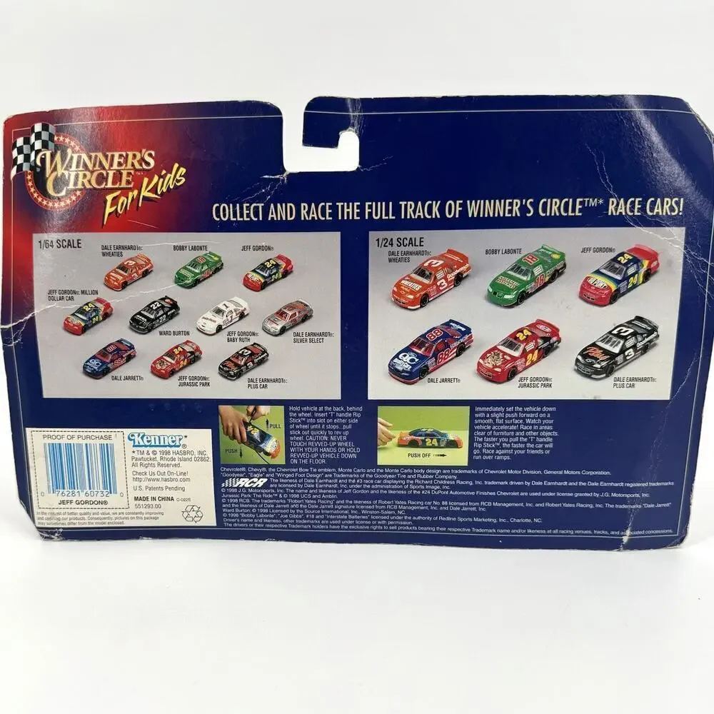 Winners Circle for Kids Jeff Gordon Monte Carlo Rip Stick Racing Car 1:24 Scale